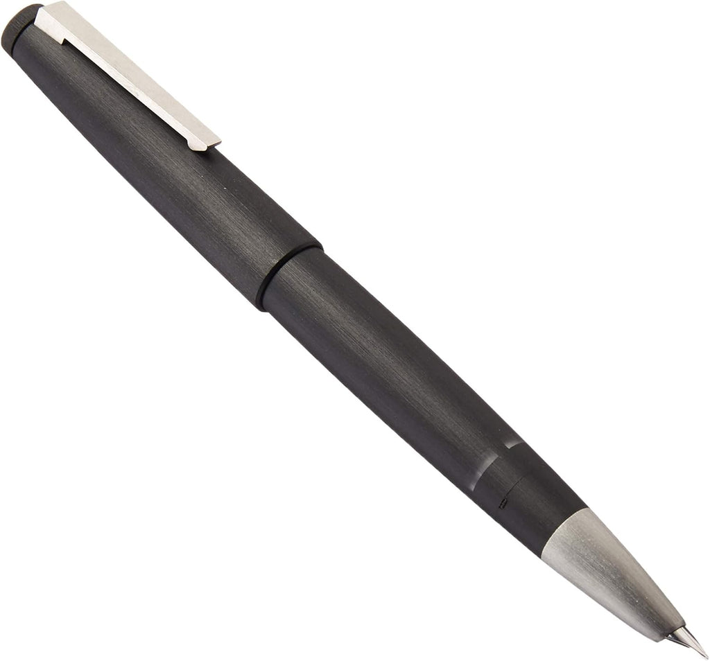 LAMY 2000 Fountain Pen - Black-14kt. Platinum-coated Gold Medium Nib