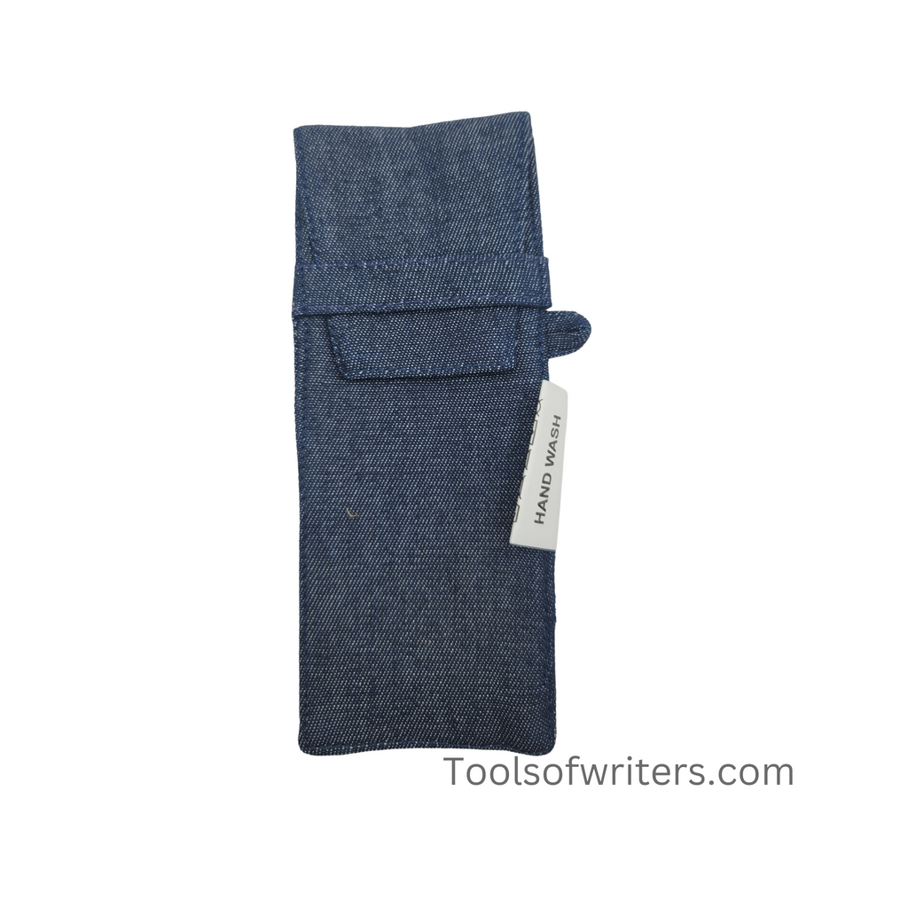 Cotton Pen Pouch  -Denim