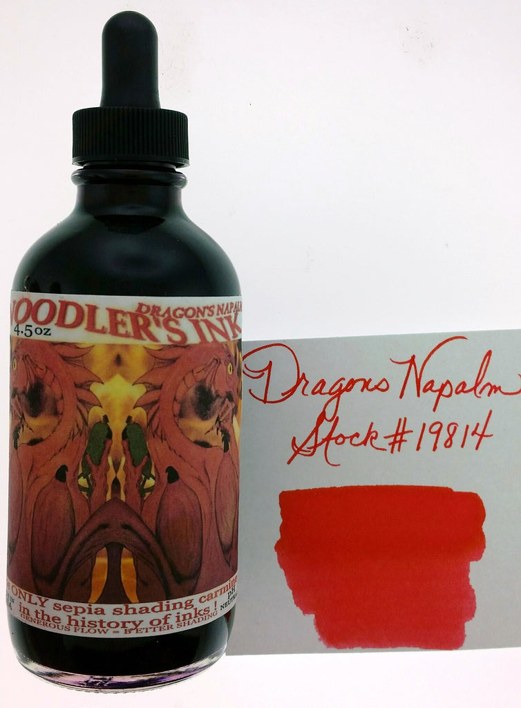 Noodler's Dragons Napalm 4.5 oz w/ Free Pen