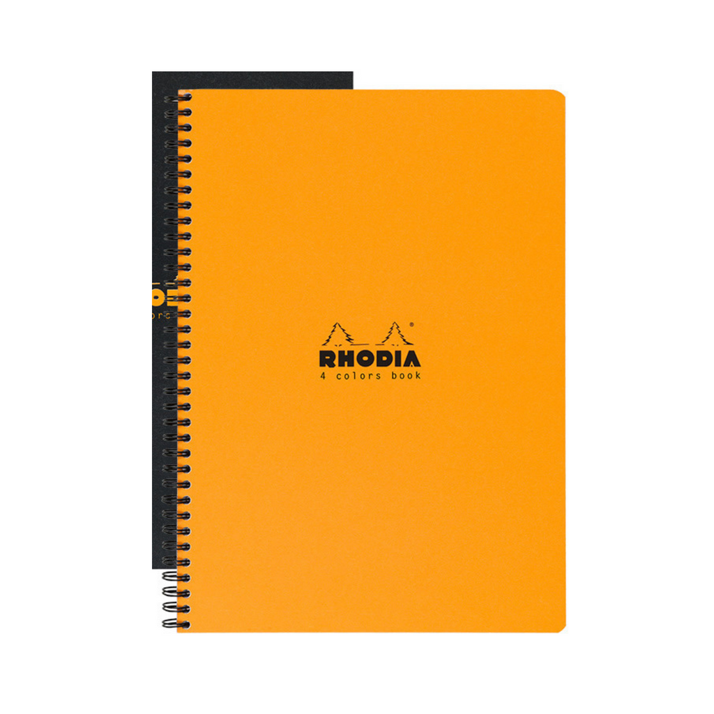 Rhodia 4 Color Book 9 In. X 11 3/4 In. (Orange color cover)