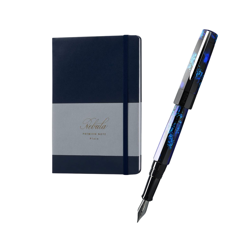Gift set and Gift Combo : Benu Euphoria French Poetry Fountain Pen +Nebula Premium Notebooks by Colorverse