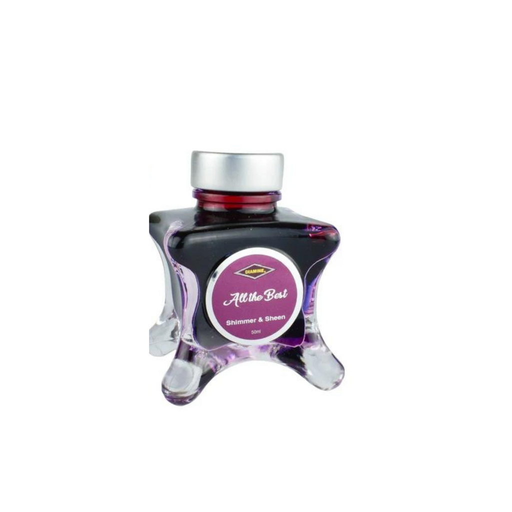 Diamine All the Best -  Inkvent Ink - Shimmering fountain pen ink