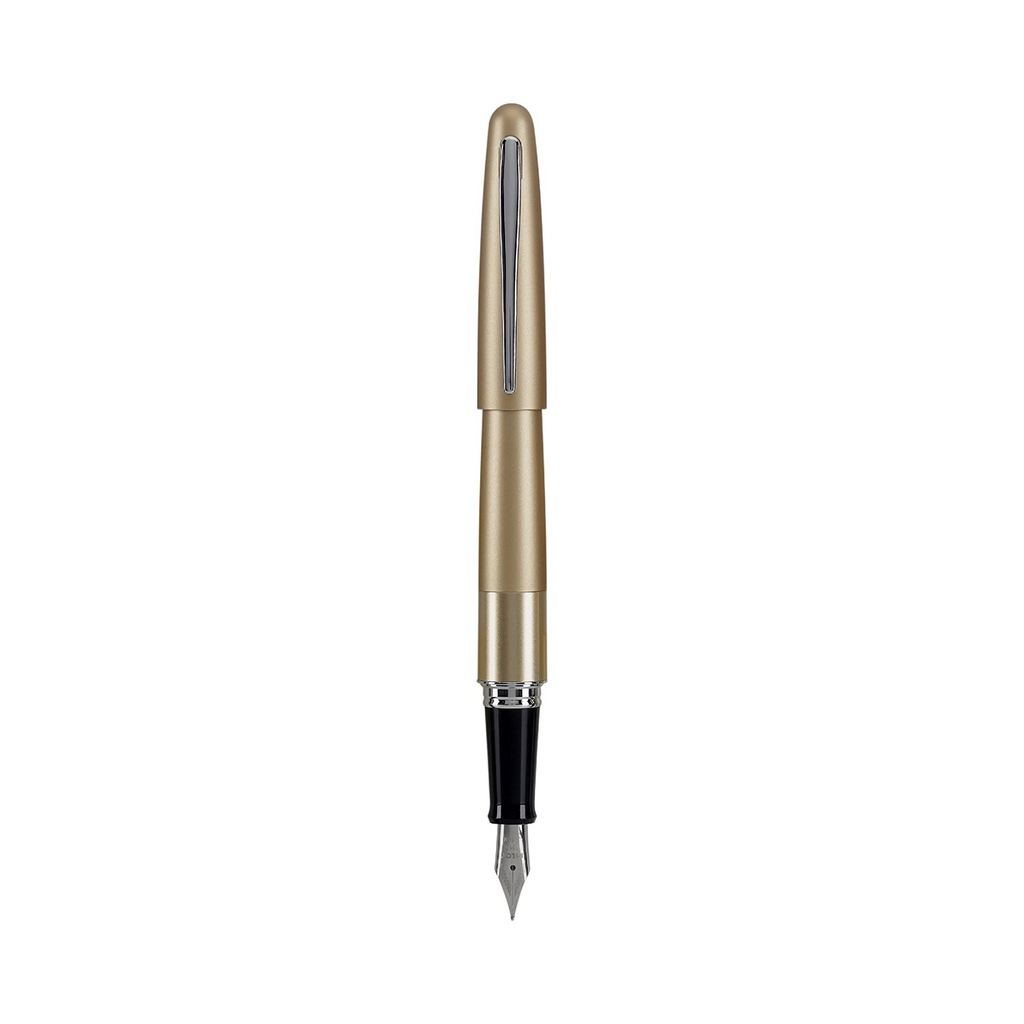 Pilot Metropolitan Gold color metal body  Fountain Pen -Fine Nib