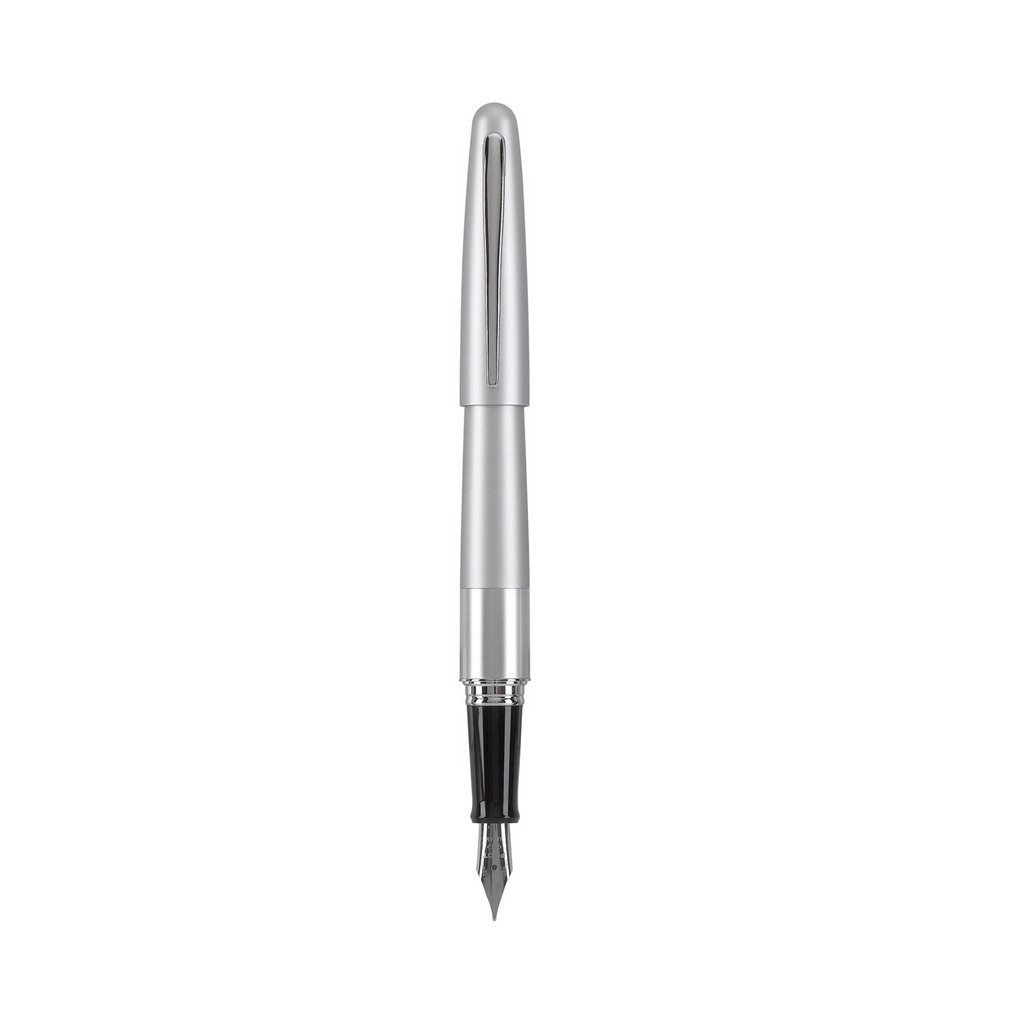 Pilot Metropolitan Fountain Pen - Silver-Medium Nib