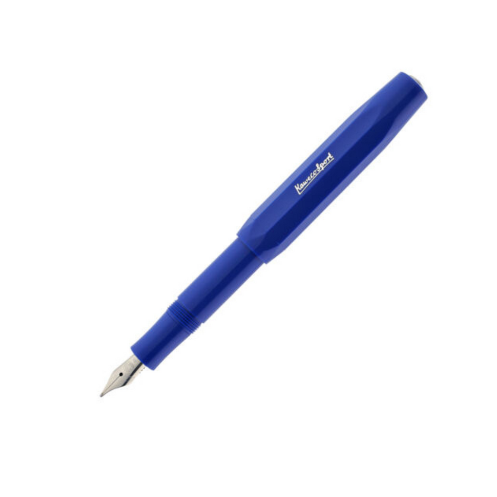 Kaweco Elite Royalty Sport Fountain Pen in Royal Blue - Fine and Medium nib size