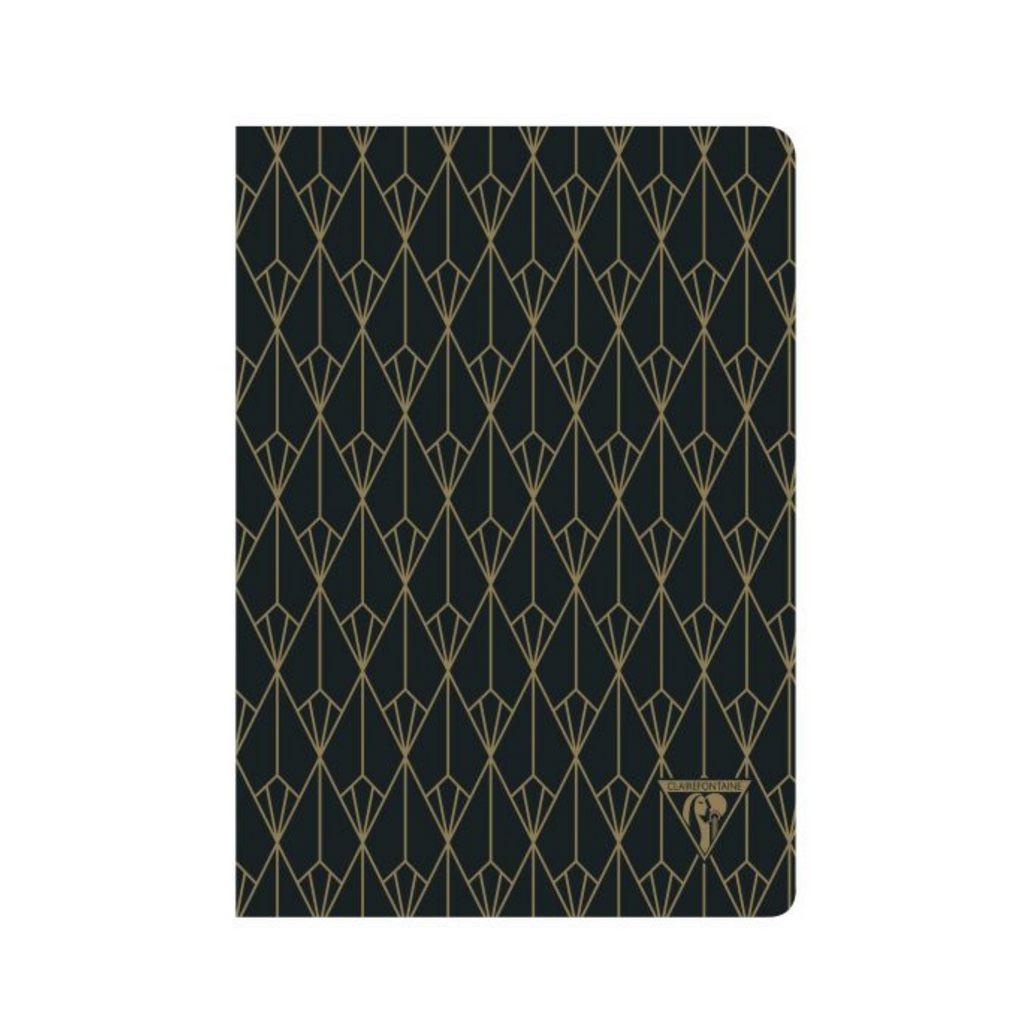 Clairefontaine - Notebook Collections - Neo Deco - Diamond - Lined - 48 Sheets - Ivory Paper - A5