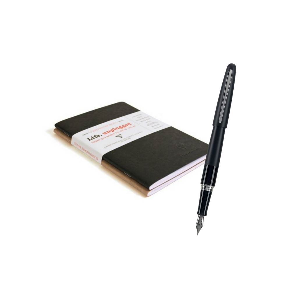 Gift set and Gift Combo :  Pilot Metro Black Fountain Pen+ Set of NoteBooks