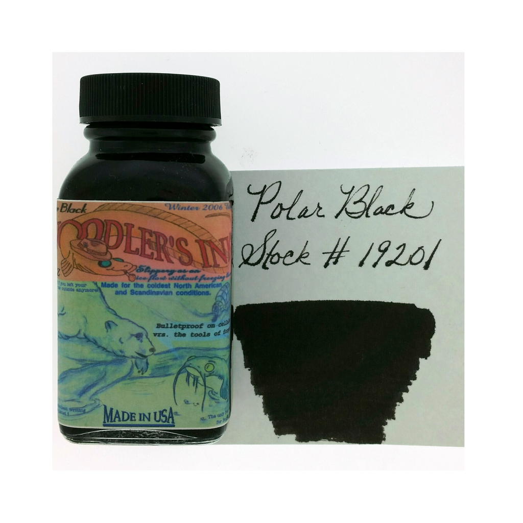Noodler’s Polar Black 3 oz (90ml)-Fountain Pen Ink (19201)