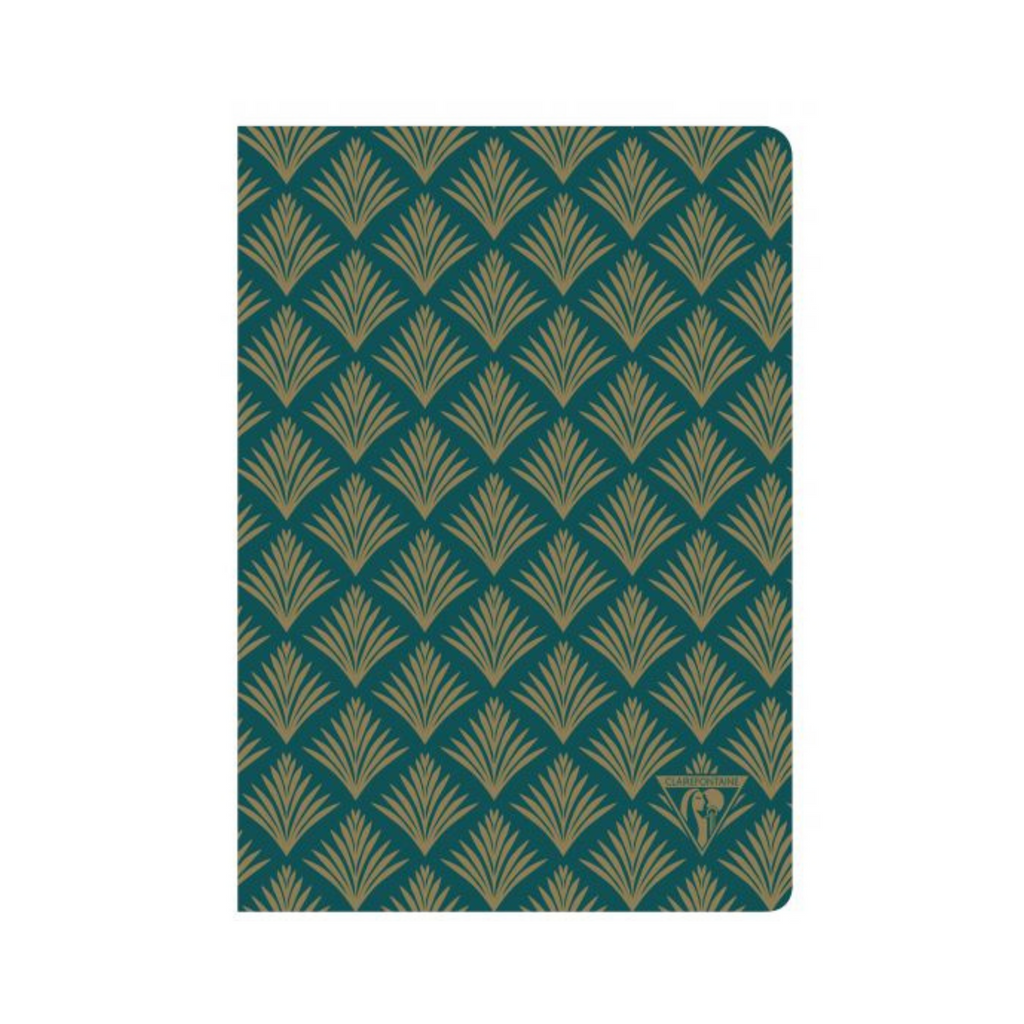 Clairefontaine - Notebook Collections - Neo Deco - Vegetal - Lined - 48 Sheets - Ivory Paper - A5