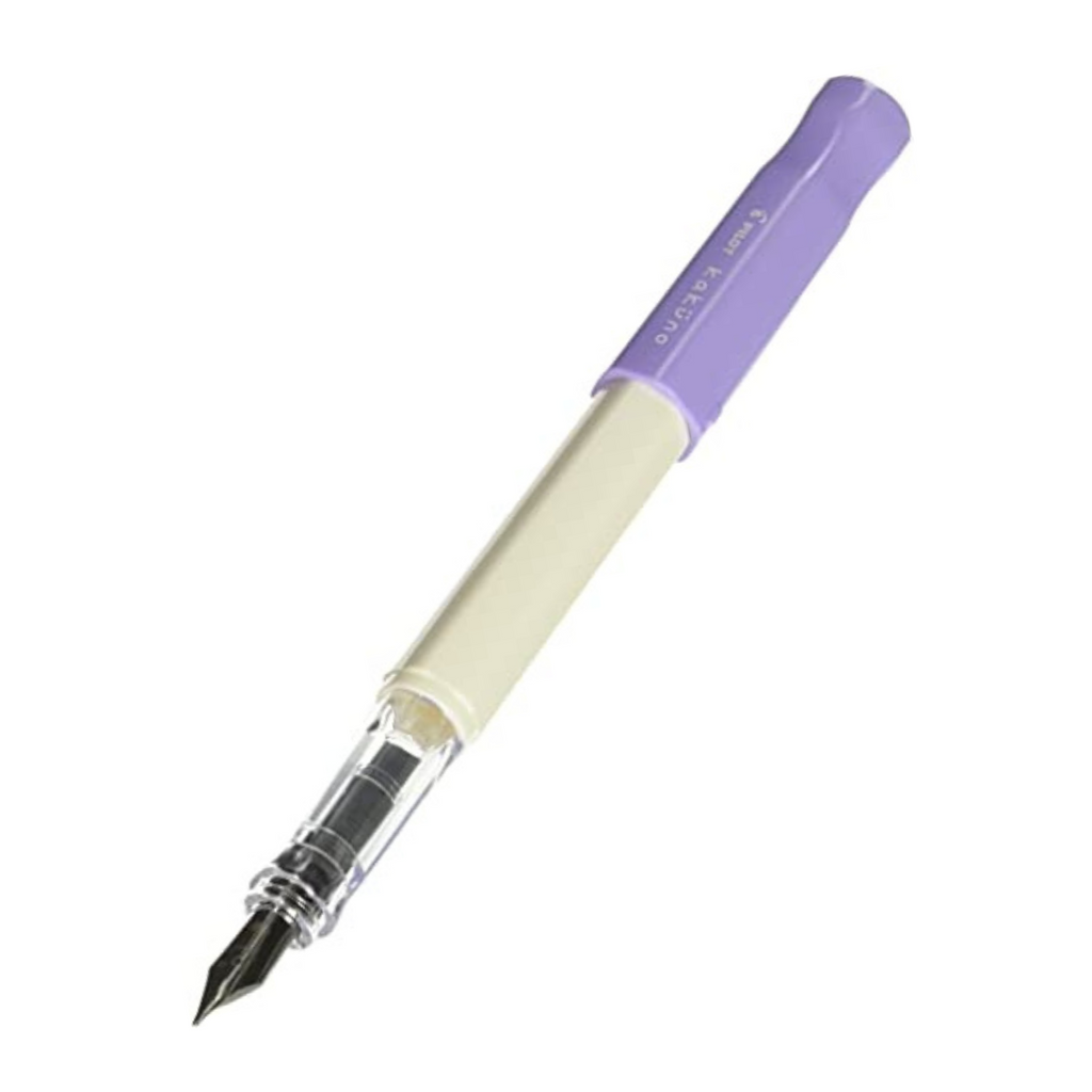 Pilot Kakuno Fountain Pen - Purple/White - Fine Nib Size – toolsofwriters