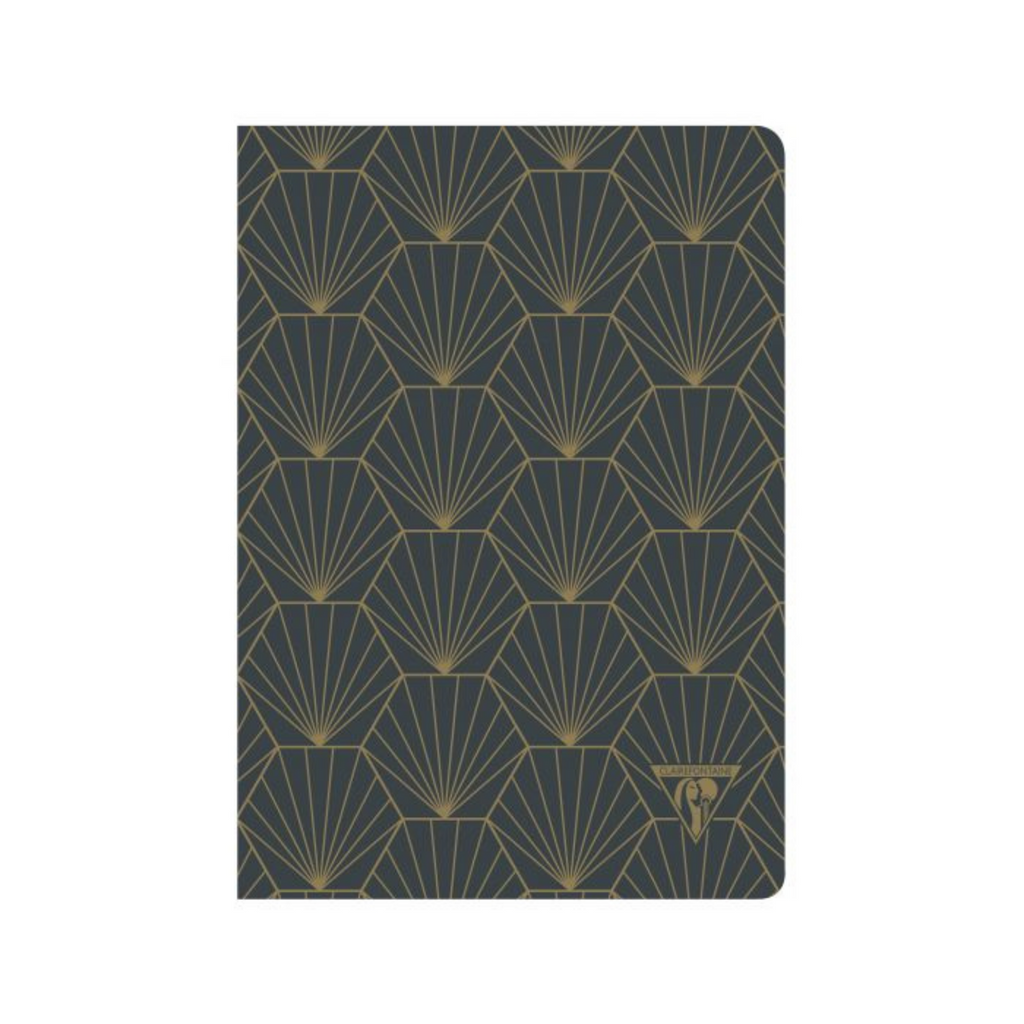 Clairefontaine - Notebook Collections - Neo Deco - Shell - Lined - 48 Sheets - Ivory Paper - A5